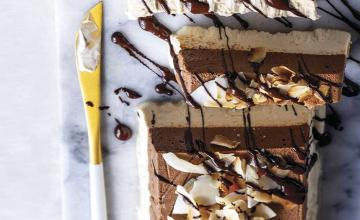 Chocolate Peanut Caramel Ice Blocks