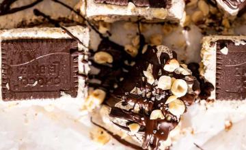 Choc Hazelnut Ice Cream Sandwich