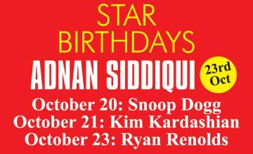 Star Birthdays: Adnan Siddiqui