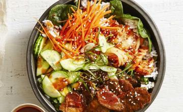 ASIAN TOFU RICE BOWL