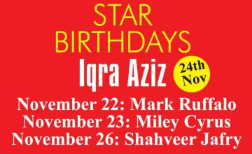 Star Birthdays: Iqra Aziz