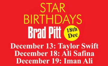 Star Birthdays: Brad Pitt