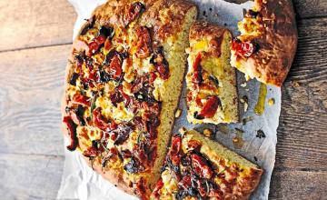 Tomato, Feta and Rosemary Bread
