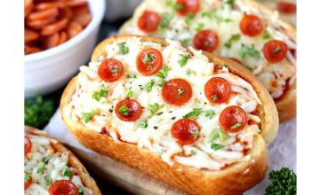 Texas Toast Garlic Bread Pizza