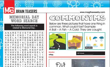 Memorial Day Word Search