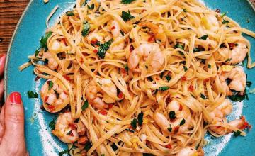 Prawn, Chilli and Lemon Tagliatelle