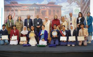 Quaid-e-Azam House Hosts Grand Finale of Karachi Schools’ Declamation Contest
