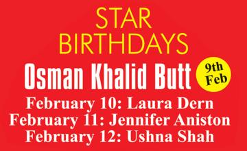 Star Birthday: Osman Khalid Butt