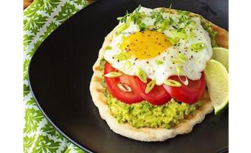 Avocado Breakfast Flatbread