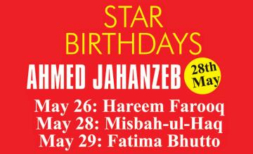 Star Birthdays: Ahmed Jahanzeb