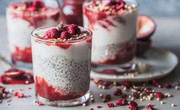 Chia & Yogurt Pudding with Berries