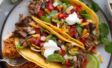 Shredded Beef Chilli Tacos