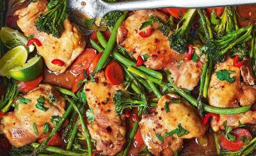 Roast Teriyaki Chicken Tray Bake