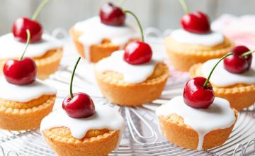 Cherry Bakewell Tarts
