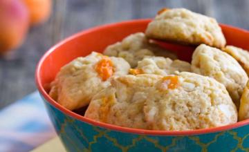 Apricot and White Chocolate Cookies
