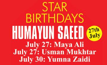 Star Birthdays: Humayun Saeed