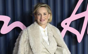 Sharon Stone returns to the runway for the first time in more than 30 years
