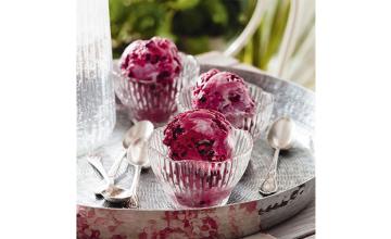 Blackcurrant Ripple Ice Cream
