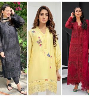 Modern Airiness: Master the Art of Styling Laser-Cutwork Ethnic Wear
