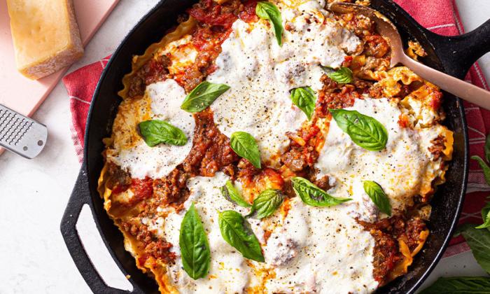 Frying Pan Lasagna