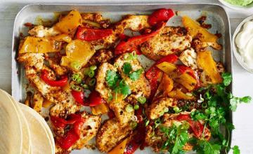 Chicken Fajita Tray Bake