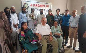 FREE EYE CAMP BRINGS VISION AND HOPE TO AHSANABAD COMMUNITY