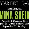 Star Birthdays: Amina Sheikh