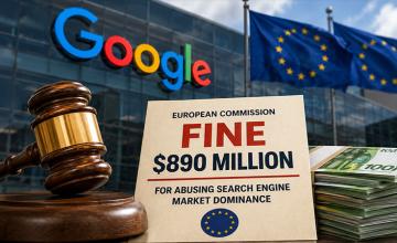 EU Commission Fines Google $890 Million Over Alleged Search Engine Abuse