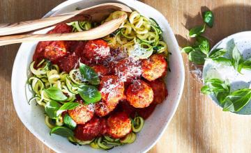 Italian Style Meatballs with Courgette