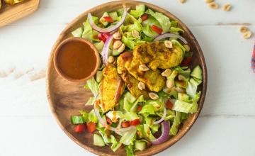 Chicken Satay Salad