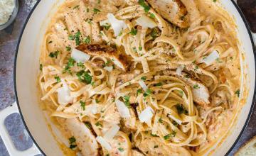 Creamy Fettuccine with Chicken