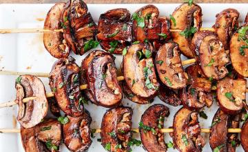 Grilled Balsamic Mushrooms